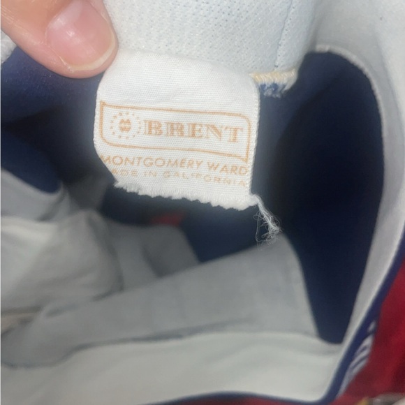 Vintage Brent Montgomery Ward navy blue swimming trunks medium - Picture 2 of 2